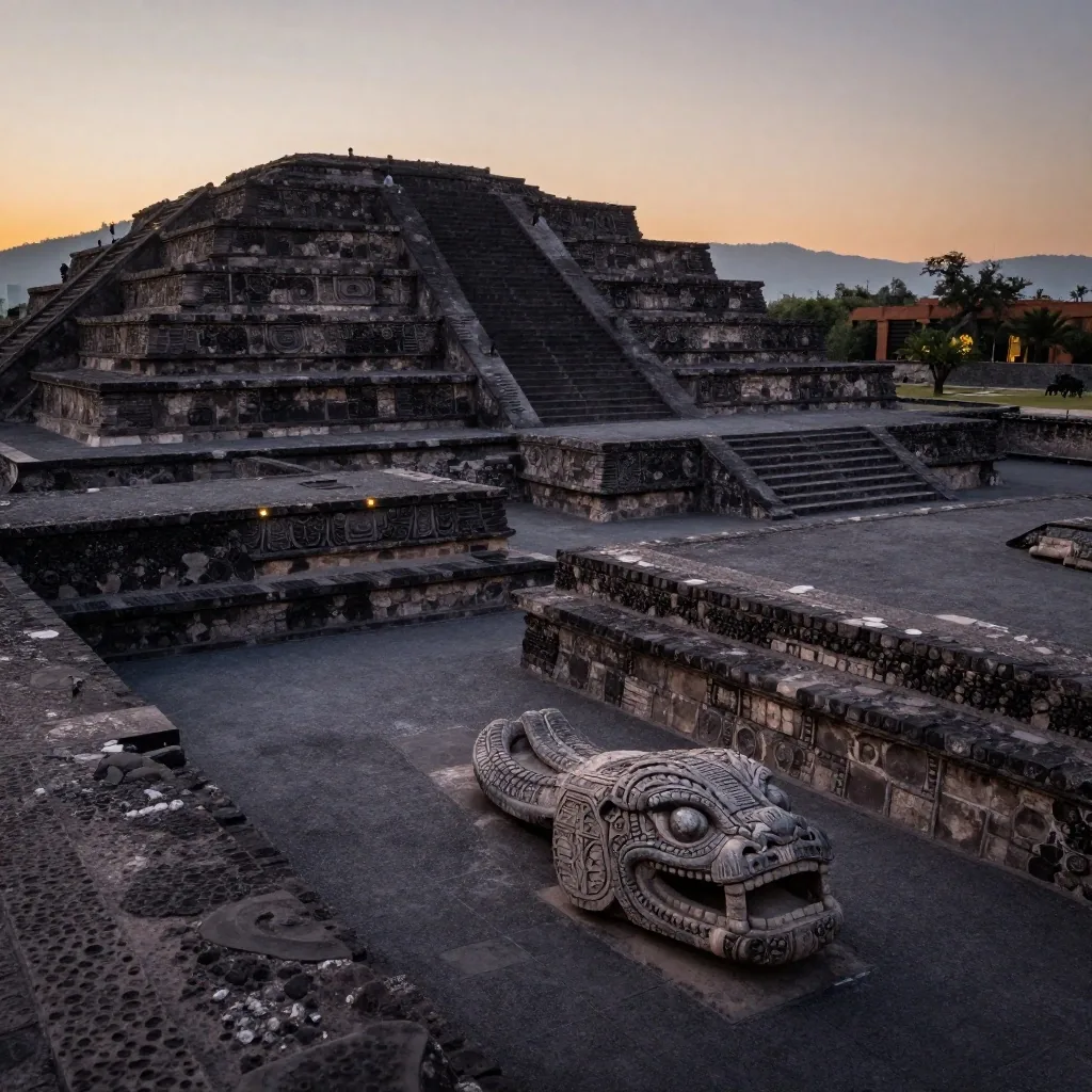 Excavaciones arqueológicas de las etapas superpuestas del Templo Mayor