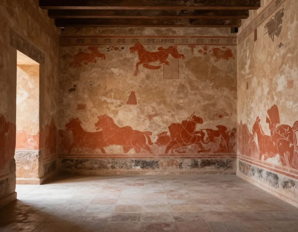 Mural del Tlalocan o paraíso de la lluvia en Tepantitla